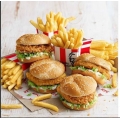 KFC - Value Burger Box $19.95 (2 Original Recipe Burger; 2 Zinger Burger; 4 Regular Chips)