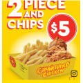 Chicken Treat - 2 Piece Crunchified Chicken &amp; Chips $5