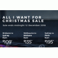 Virgin Australia - Christmas Sale: Domestic Flights from $89 e.g. Launceston to Melbourne $89 (3 Days Only)