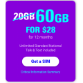 Circle.Life - Cyber Monday Offer: Unlimited Talk &amp; Text 60GB SIM Data Plan $28/12 Months (code)! Bonus 40GB Data