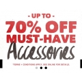 City Beach - Big Accessories Sale - Up to 70% Off Men &amp; Women&#039;s Fashion Accessories - Prices from $0.5 (Online Only)