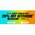 City Beach - Singles Day 2018 Sale: 20% Off Storewide (code)! Today Only