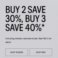 Calvin Klein - Buy 2 Save 30%, 3 Save 40% Off Including Already Reduced Styles