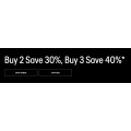 Calvin Klein - Flash Sale: Buy 2 Save 30%, Buy 3 Save 40% Off Including Already Reduced Styles