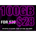 Circle.Life - Final Sale: Unlimited Talk &amp; Text 100GB SIM Only Plan for $28 per month (code)