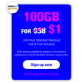 Circle.Life - Unlimited Standard National Talk &amp; Text 100GB Data Plan $1 (code)! $38 (VIC only)