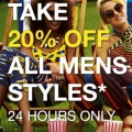 20% Off Mens Shoes In Fathers Day Offer At Clarks - 24 Hour Only 