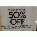 Target - Take a Further 50% Off Already Reduced Men&#039;s, Women&#039;s &amp; Kids Clothing 
