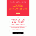 Clearly - National Sunglasses Day! Free Custom Sun Lenses on Any Pair of Glasses (code)