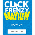 Myer - 2 Days Click Frenzy Mayhem: Up to 60% Off 12000+ Items [Fashion; Homeware; Electrical; Luggage etc.]