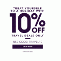 Deals.com / Livingsocial - 10% Off Travel Deals (code) - 4 Days Only