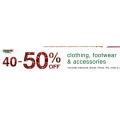 Rivers - Christmas Clearance: 40%-50% Off Clothing, Footwear &amp; Accessories (In-Store &amp; Online)