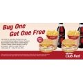 Red Rooster - Buy 1 get 1 FREE Regular Chicken Cheese &amp; Bacon Burger Combo