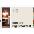 The Coffee Club - 30% Off Big Breakfast via Rewards App! Today Only
