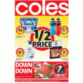 Coles - 1/2 Price Food &amp; Grocery Specials -  Starts Wed, 19th April