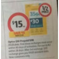 Coles - Optus $30 35GB Prepaid SIM Plan $15 [Starts Wed 4th March]