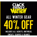 Connor - Click Frenzy: 40% Off Winter Gear [Jackets, Knitwear, Sweats, Scarves etc.]