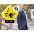 Connor- $50 Off on Suits, Now Only $149.99 Delivered Each (In-Store &amp; Online)