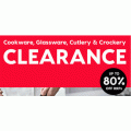 Peter&#039;s Of Kensington - Massive Clearance Sale: Up to 90% off RRP on Cookware, Dinnerware, Glassware &amp; Cutlery +