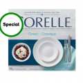 Woolworths - Corelle Winter Frost White 16pc Set $36 (Was $60)