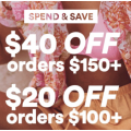 Cotton On - Spend &amp; Save Offers: $20 Off $100 &amp; $40 Off $150 Spend