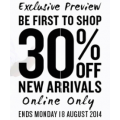 Cotton On Coupon Code For 30% Off New Arrivals - Ends 18 Aug