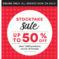 Cotton On - Stocktake Sale 2017: Up to 50% Off Storewide - Over 1000 Items from $0.4