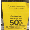 Target - Extra 50% off Clearance Cosmetics [In-Sores Only] 