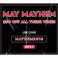  Cracka Wines - May Mayhem Frenzy: $50 Off all Wines (code)! Today Only