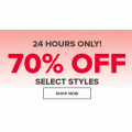 Crocs - 24 Hours Sale: 70% Off Selected Styles e.g. Women&#039;s Swiftwater Cross-Strap Logo $29.99 (Was $99.99)