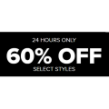 Crocs - 24 Hours Flash Sale: 60% Off Selected Styles 