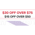Crocs - Spend &amp; Save Offers: $15 Off Over $50 | $30 Off $75 Spend + Free Shipping