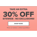 Crocs - 3 Days Sale: Take an Extra 30% Off Sitewide + Free Shipping