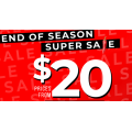 Crossroads - End of Season Sale: Up to 95% Off 10000+ Clearance Items e.g. Top $4.05; Tee $5; Short $7.5; Tank $7.95 etc.