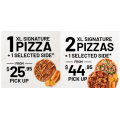 Crust Pizza - Latest Offers e.g. 1 Large Signature Pizza and 2 Selected Sides $25.95 Pick-Up &amp; More (codes)