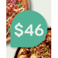 Crust Pizza - 2 Large Gourmet Pizzas, Starter Bread &amp; 1.25L Drinks $46 Pick-Up (code)