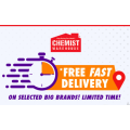 Chemist Warehouse - Free Fast Delivery on Selected Big Brands - Minimum Spend $30