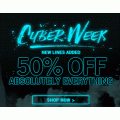BoohooMAN - Cyber Week: 50% Off Everything Incld. Sale Items: T-Shirt $7; Vest $9; Shorts $11 etc.