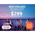 Air New Zealand - Return Flights to New Zealand from $299 @ STA Travel