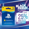 EB Games Black Friday 2020 - 25% Off PlayStation Plus 12 Month Membership, Now $59.95 (Was $79.95)