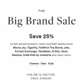 David Jones - Big Brand Sale: 25% on Full-Priced Women’s, Men’s &amp; Kids’ Fashion Clothing