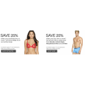 25% Off Offer on Multiple Purchase of Full Priced Lingerie and Men&#039;s Underwear at David Jones - Ends 23 Feb