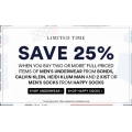 David Jones - Extra 25% Off on 2 or More Men&#039;s Underwear &amp; Socks (Selected Brands)