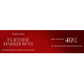 David Jones - Further Markdowns: Extra 40% Off Already Reduced Homeware Items (Up to 70% Off) e.g. CALVIN KLEIN Satin White