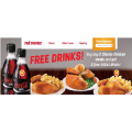 Free Drinks when you Buy a pair of Classic Chicken meals @ Red Rooster!