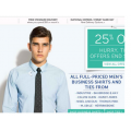 25% off ALL full price Mens Business Shirts &amp; Ties @ David Jones!