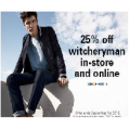 25% off on Witchery Man!