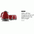 Myer - Daily Deal: 20% Off the Original Price of Appliances by De&#039;Longhi