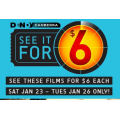 Dendy Cinemas - Long Weekend Sale: Movie Tickets for $6 [Sat 23rd - Tues 26th Jan 2020]