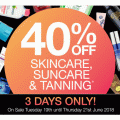 Priceline - Massive Sale: 40% Off Skincare, Suncare &amp; Tanning - Starts Tuesday! 3 Days Only